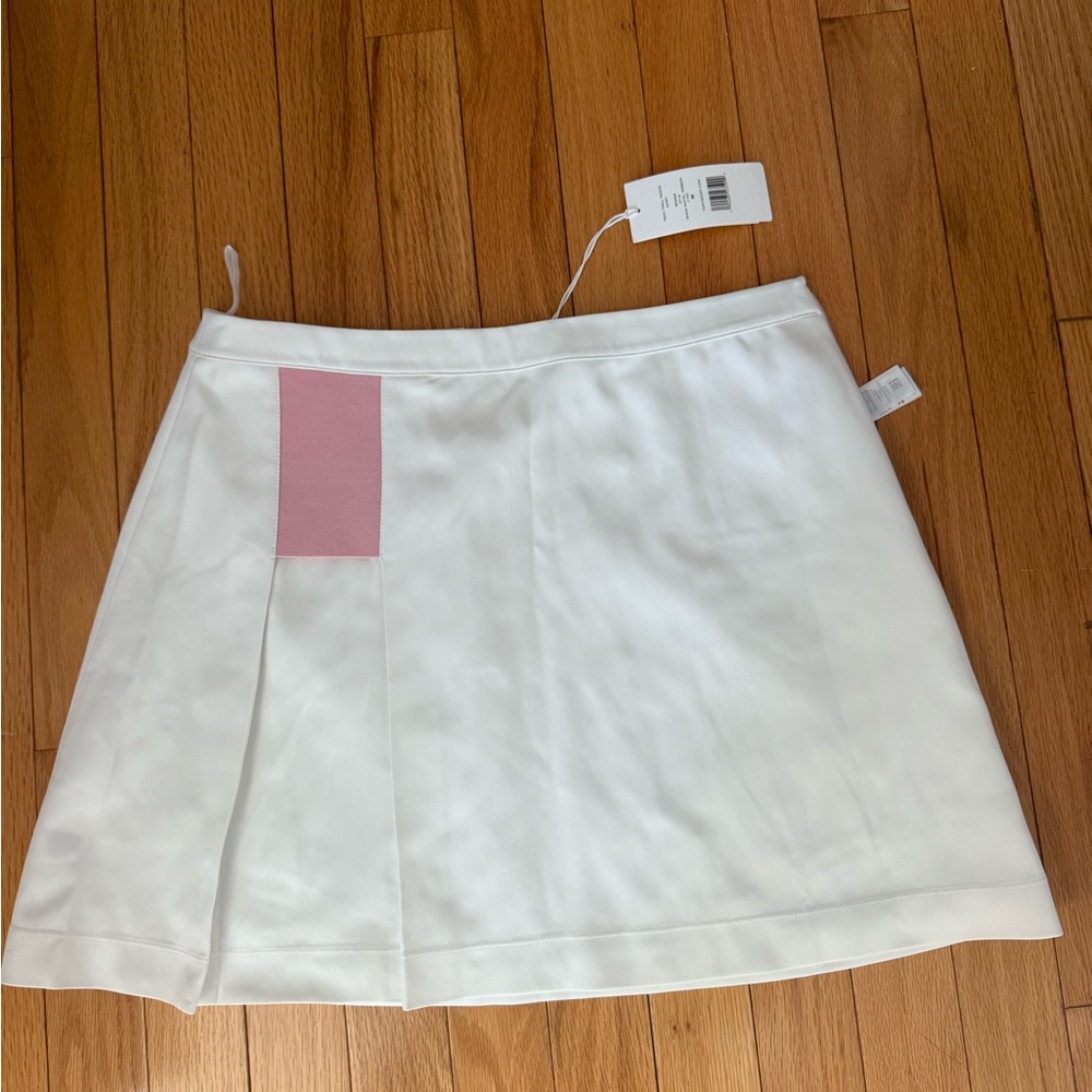 Tory Sport White and Pink Women's Skirt